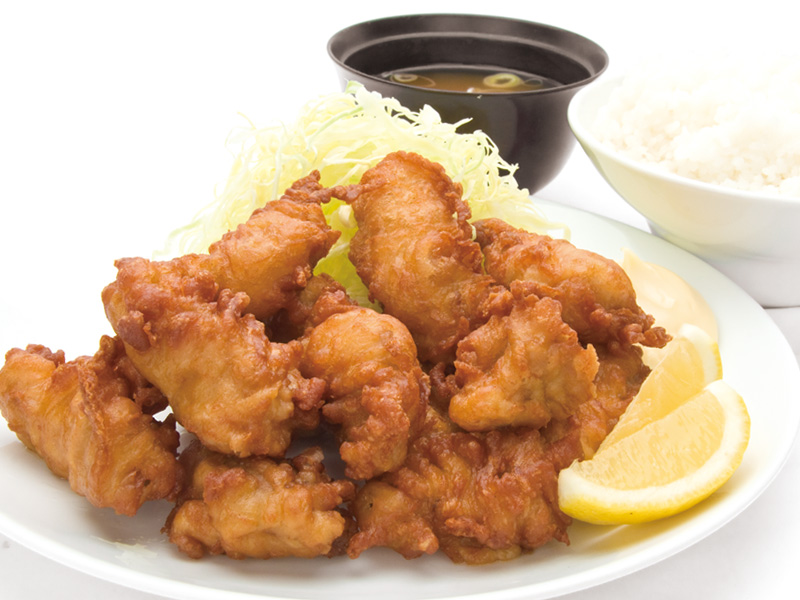 鶏唐揚定食