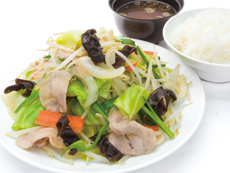 肉野菜炒め定食